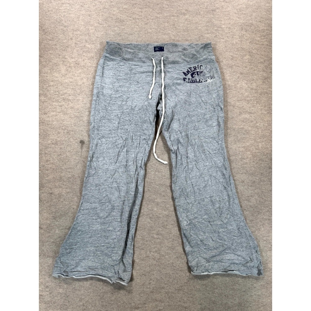 American Eagle Outfitters Sweatpants Womens XL Heather Gray Drawstring Waist